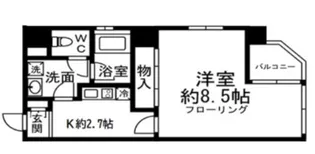 NSビル2【2階】の間取り