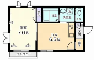 ドミールけやき【3階】の間取り