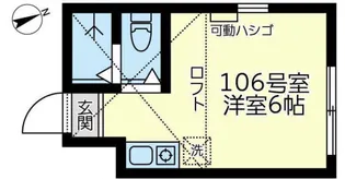 ユナイト上大岡パルフェット【1階】の間取り