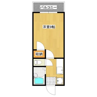 ロゼーヌ城西【4階】の間取り