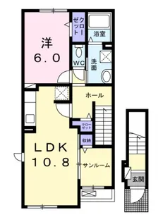 シエル【2階】の間取り