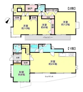 東京都大田区田園調布4【一戸建】の間取り