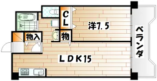 メモリープラザ小倉【3階】の間取り