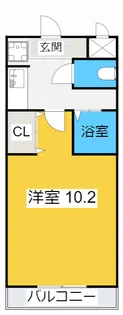 A・City熊味【1階】の間取り