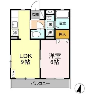 エスポアール 壱番館【1階】の間取り