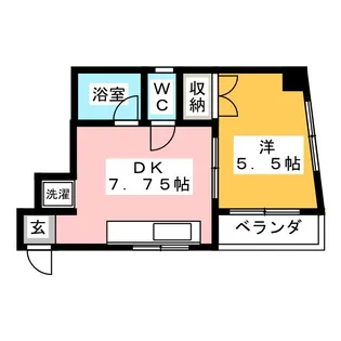 フローレンスハセベ【2階】の間取り