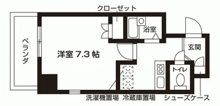 バウスクロス天六【12階】の間取り