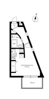 ラグジュアリーアパートメント森下【2階】の間取り