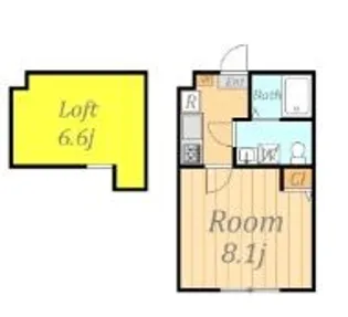 ルナパーク【2階】の間取り