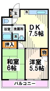 三ツ木駅前ビル【4階】の間取り