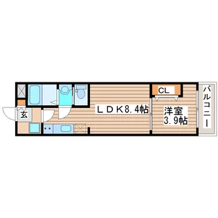 ココリ柏木【4階】の間取り