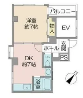 リバティースクウェア【3階】の間取り