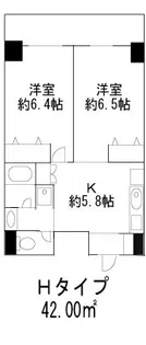ヒューリックレジデンス参宮橋【2階】の間取り