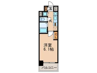プレサンス天神橋ディオレ【7階】の間取り