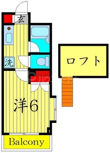 Queen Garden【3階】の間取り