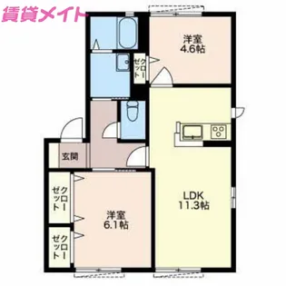 エタニティ【1階】の間取り