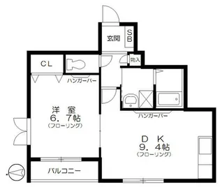 La Fermata 都立家政【3階】の間取り