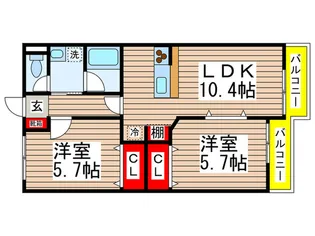ラヴィ【1階】の間取り