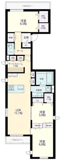 CourageSouth【2階】の間取り
