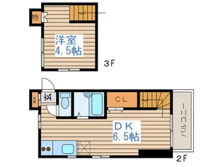 メゾン・ド・アム-ル【2階】の間取り