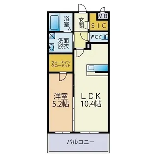 グランツパシオン【3階】の間取り