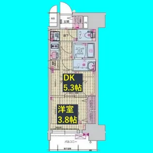 プレサンス名駅南エディフィス【14階】の間取り