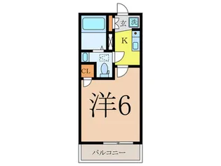 ベリエひばりヶ丘弐番館【1階】の間取り