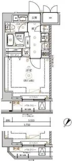RELUXIA墨田東向島【6階】の間取り