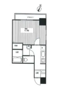レジーナ銀座東【5階】の間取り