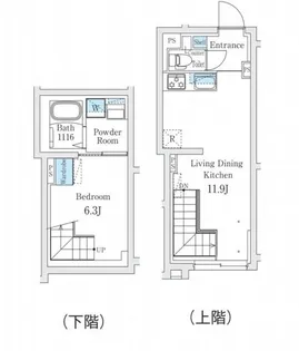 Fika代々木上原【1階】の間取り