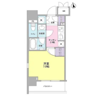 APRICOT GADEN【10階】の間取り