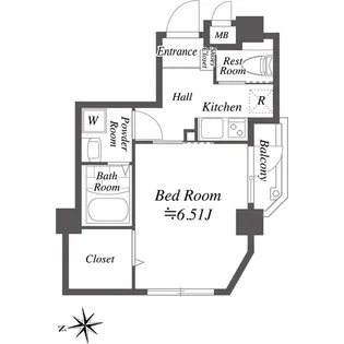 コスモリード大森町【2階】の間取り