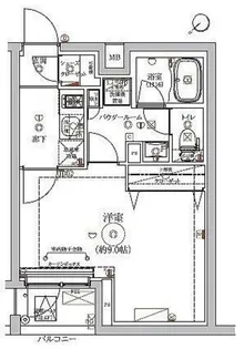 RELUXIA東武練馬【3階】の間取り