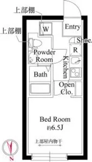 プランドール市川【1階】の間取り