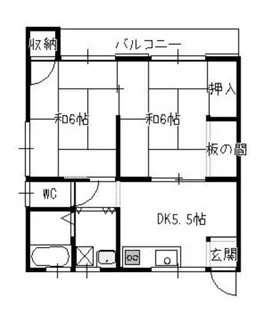 コーポ宮路【2階】の間取り