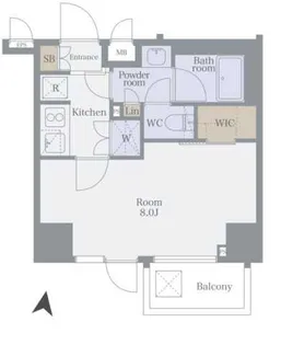 コンシェリア文京小石川【6階】の間取り