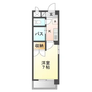 レクサス原【4階】の間取り