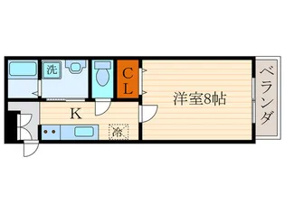 ハイツベリーアミューズ【2階】の間取り