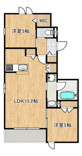 仮称)生田1丁目ヘーベルメゾン【2階】の間取り