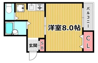 ハイツリリーフ【2階】の間取り