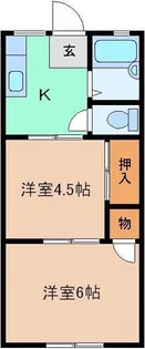 カーサKM【1階】の間取り