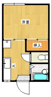 エステート博多【1階】の間取り