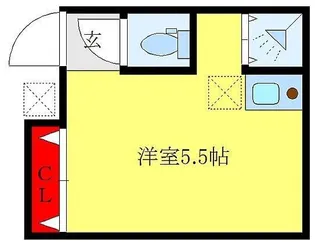 茨城荘【2階】の間取り