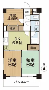 メルベーユ【2階】の間取り
