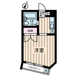 伽羅ハイツ【3階】の間取り