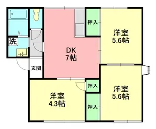 アーバンヒル【1階】の間取り