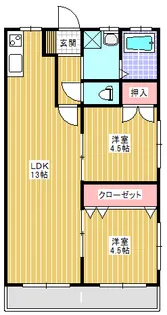 まろんはいむYUKI【2階】の間取り