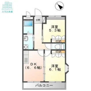 シャンティア【2階】の間取り