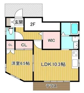 ユーロサザン【0】【1階】の間取り