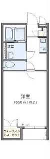 レオネクストインフレンド【2階】の間取り